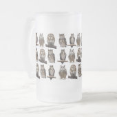 Owls Mattglas Bierglas (Vorderseite Links)