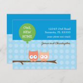 Owls Moving Card Ankündigung (Vorne/Hinten)