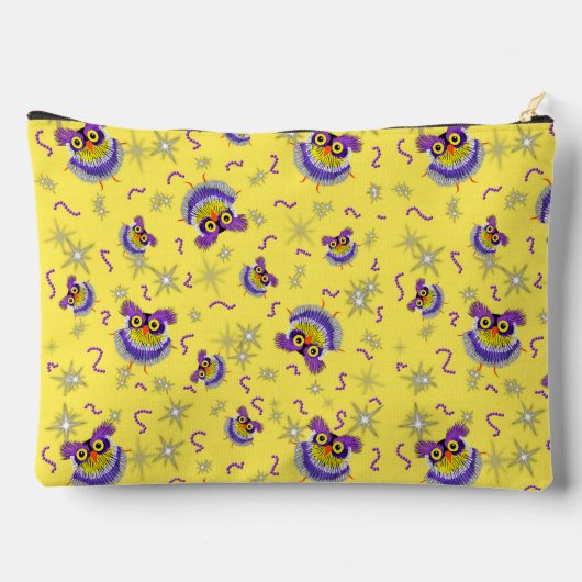 Owls Muster Zubehör Beutel (Rückseite)
