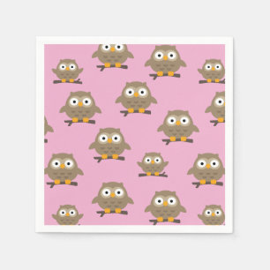 Owls Napkins Serviette