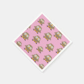 Owls Napkins Serviette (Ecke)