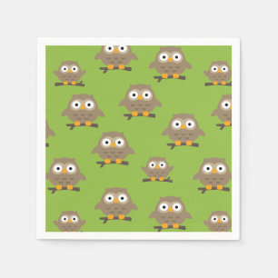 Owls Napkins Serviette