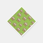 Owls Napkins Serviette (Ecke)