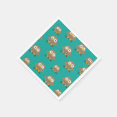 Owls Napkins Serviette (Ecke)