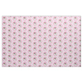 Owls Niedlich Pink White Gingham Kariert Stoff (Fat Quarter (45,7 x 55,9 cm))