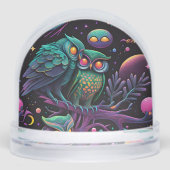 Owls of a Feather Schneekugeln (Vorderseite)