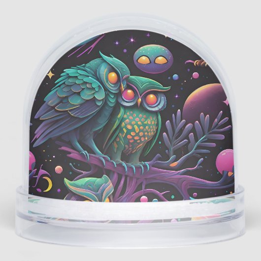Owls of a Feather Schneekugeln (Vorderseite)