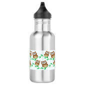 Owls Owls Owls Edelstahlflasche (Rechts)