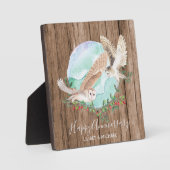 Owls Personalisiert Fotoplatte (Vorderseite)