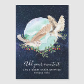 Owls Personalisiert Magnetkarte (Vorderseite)