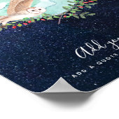 Owls Personalisiert Poster (Ecke)