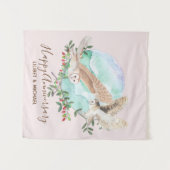 Owls Personalisiert Wandteppich (Vorderseite (Horizontal))