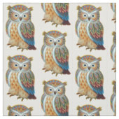 Owls - Schönes realistisches Owl Muster Stoff (Muster)