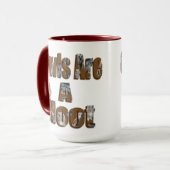 Owls sind ein Hoot Picture Logo, Tasse (Vorderseite Links)