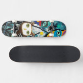 Owls Skateboard (Horizontal)