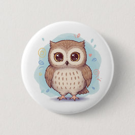 Owls that bring happiness button