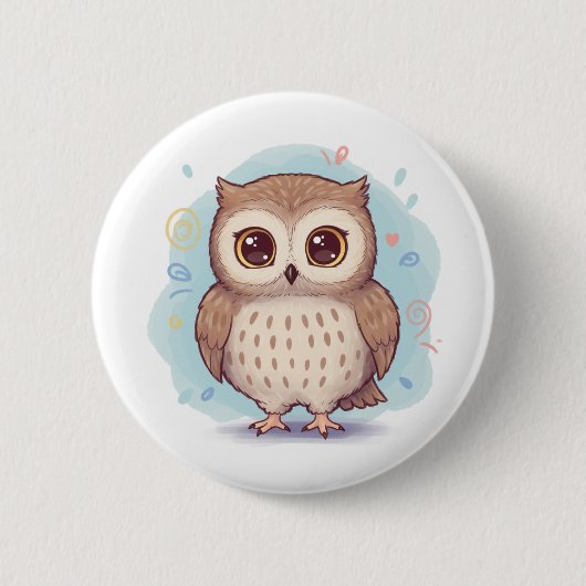 Owls that bring happiness button (Vorderseite)