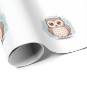 Owls that bring happiness geschenkpapier (Rolleneckpunkt)