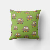 Owls Throw Kissen (Rückseite)
