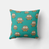 Owls Throw Kissen (Rückseite)