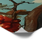 Owls Vintag Poster (Ecke)