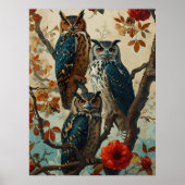 Owls Vintag Poster (Vorne)