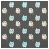Owls Wedding Briand Groom Niedlich Gemustert Stoff (Muster)