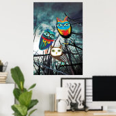 Owls Woodland Poster (Heimbüro)