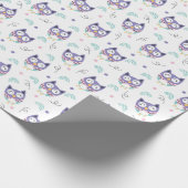 Owls Wrapping Paper Geschenkpapier (Ecke)