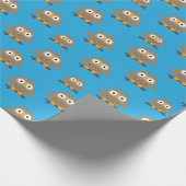 Owls Wrapping Paper Geschenkpapier (Ecke)
