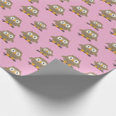 Owls Wrapping Paper Geschenkpapier (Ecke)