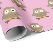 Owls Wrapping Paper Geschenkpapier (Rolleneckpunkt)