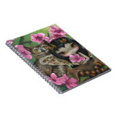 "Owlyn im Frühjahr" Notizbuch Notizblock (Rechte Seite)