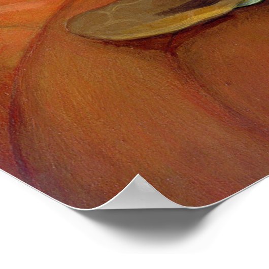 Owlyn im Herbst ART PRINT Eukalyptusmärchen Poster (Ecke)