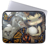 "Owlyn im Nest" Elektronik-Tasche Laptopschutzhülle (Vorderseite)