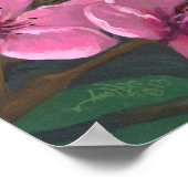 Owlyn im Springtime ART PRINT Owl Fairy Spring Poster (Ecke)