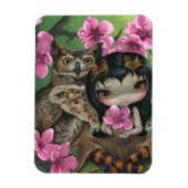 "Owlyn in the Springtime" Flex Magnet (Vertikal)