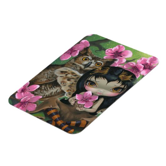 "Owlyn in the Springtime" Flex Magnet (Linke Seite)