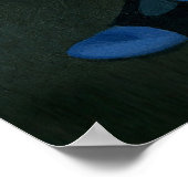 Owlyn und Robyn - Owl Fairy Art Print big eyes art Poster (Ecke)