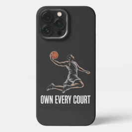 Own Every Court Sports Mixed iPhone 13 Pro Max Hülle