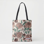 Own It Floral Aesthetic Tote Bag Tasche (Vorderseite)