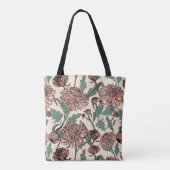 Own It Floral Aesthetic Tote Bag Tasche (Rückseite)