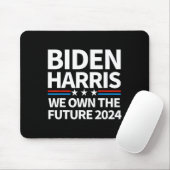 Own The Future Biden Harris 2024 Patriotic Biden K Mousepad (Mit Mouse)
