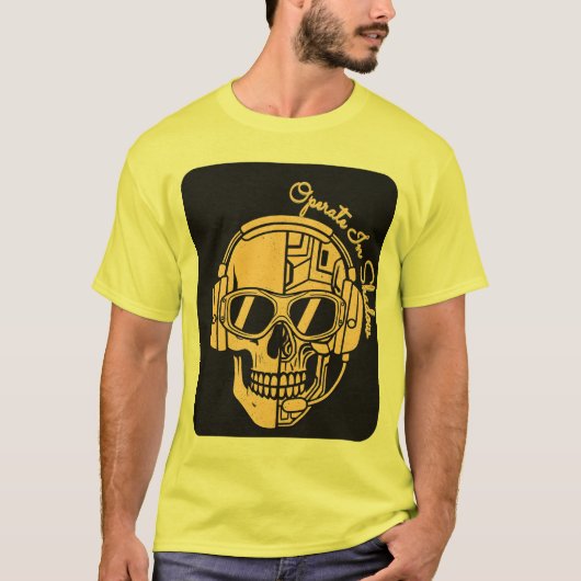 Own The Night – Tactical Skull Operator Tee (Vorderseite)