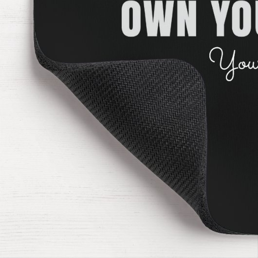 Own Your Power Personalized Mouse Pad – Feminine C Mousepad (Ecke)