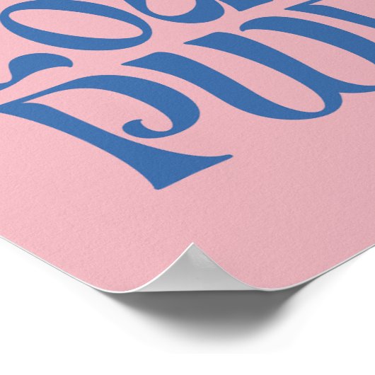 Own Your Power Retro Feminist Quote Poster – Pink (Ecke)