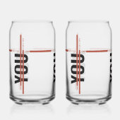 Own Your Story Shirt – Bold Motivational Quote Dosenglas (Vorderseite)