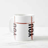 Own Your Story Shirt – Bold Motivational Quote Kaffeetasse (Vorderseite Links)