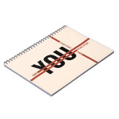 Own Your Story Shirt – Bold Motivational Quote Notizblock (Linke Seite)