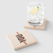 Own Your Story Shirt – Bold Motivational Quote Steinuntersetzer (Seitenansicht)